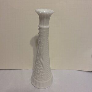 Milk Glass White Vintage Bud Vase Vintage Good For Weddings Also.